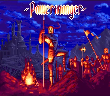 PowerMonger (Europe) screen shot title